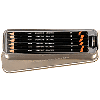 Derwent Graphic Tin of 6 Pencils - Nevada Fine Arts