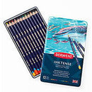 Derwent Inktense Colored Pencil Tin Set Assorted 12pc - Nevada Fine Arts