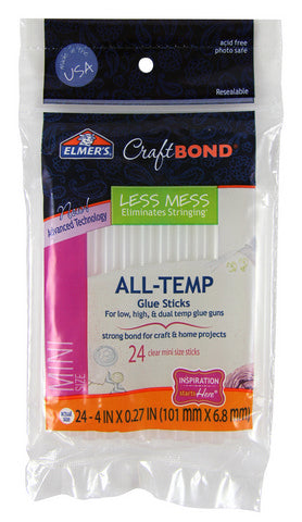 Elmer's Craft Bond All Temp Mini Glue Sticks 4"
