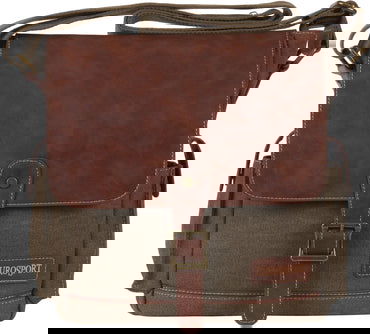 Eurosport Canvas Messenger Bag Olive - Nevada Fine Arts