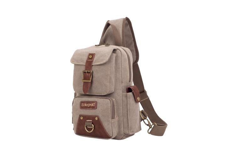 Eurosport Canvas Sling Backpack Putty - Nevada Fine Arts