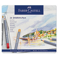 Goldfaber Aqua Watercolor Pencil Set 24pc Tin