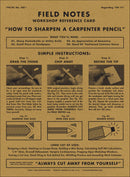 Field Notes Carpenter Pencils 3/pack