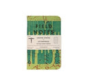 Field Notes United States of Letterpress Set of Three Noteooks