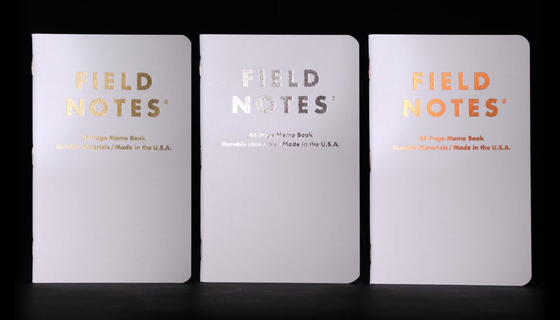 Field Notes Group Eleven set of three 48 pg memo books