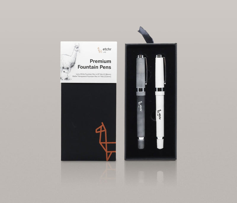Etchr Lab Premium Fountain Pen Set 2 Pens