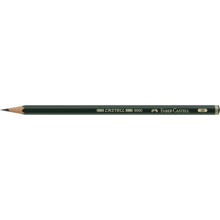 Faber-Castell Castell 9000 Graphite Pencil 3B - Nevada Fine Arts