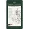 Faber-Castell Castell 9000 Graphite Pencil Art Set 8B-2H 12pc Tin - Nevada Fine Arts