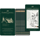 Faber-Castell Castell 9000 Graphite Pencil Design Set 12pc - Nevada Fine Arts