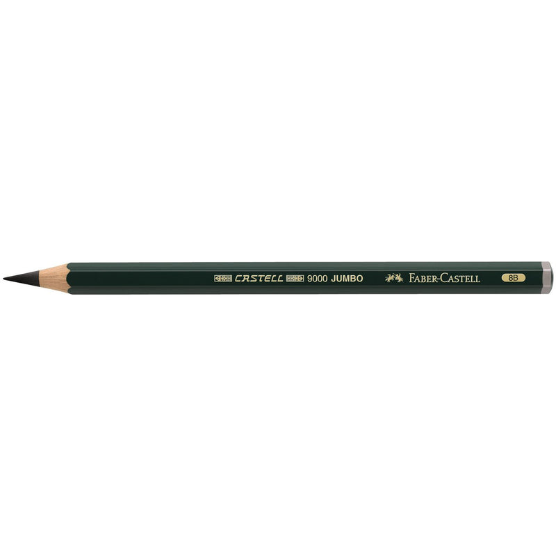 Faber-Castell Castell 9000 Jumbo Graphite Pencil 8B - Nevada Fine Arts