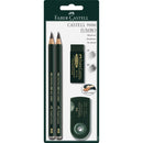 Faber-Castell Castell 9000 Jumbo Graphite Pencils Set Sketch 2B-4B 4pc - Nevada Fine Arts