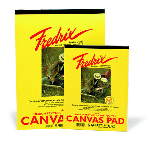 Fredrix Canvas Pad Medium txt 14x18