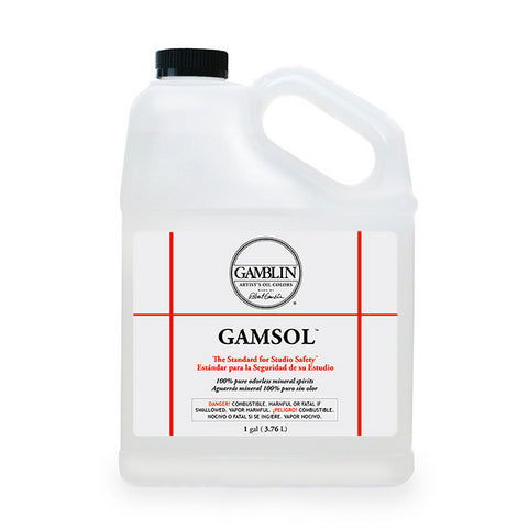 Gamblin Gamsol Oderless Mineral Spirits 128oz Jug - Nevada Fine Arts