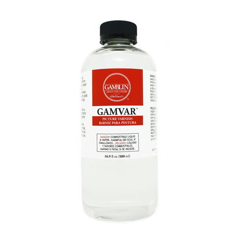 Gamblin Gamvar Picture Varnish Gloss 16.9oz Bottle - Nevada Fine Arts