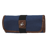 Global Art Canvas Pencil Roll-Up Denim for 36 Pencils - Nevada Fine Arts