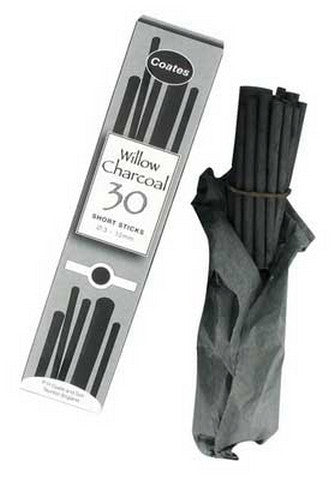 Global Art P.H. Coates Willow Charcoal Assorted 30pk - Nevada Fine Arts