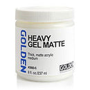 Golden Acrylic Gel Medium Heavy Matte 8oz - Nevada Fine Arts
