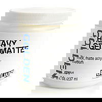 Golden Acrylic Gel Medium Heavy Matte 8oz - Nevada Fine Arts