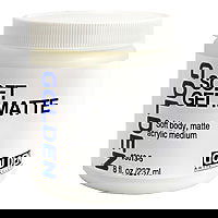 Golden Acrylic Gel Medium Soft Matte 8oz - Nevada Fine Arts