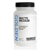 Golden Acrylic Medium Matte 8oz - Nevada Fine Arts
