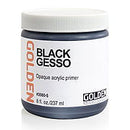 Golden Black Gesso 8oz - Nevada Fine Arts
