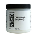 Golden OPEN Acrylics Gel Medium Gloss 8oz - Nevada Fine Arts