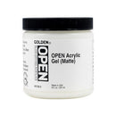 Golden OPEN Acrylics Gel Medium Matte 8oz - Nevada Fine Arts