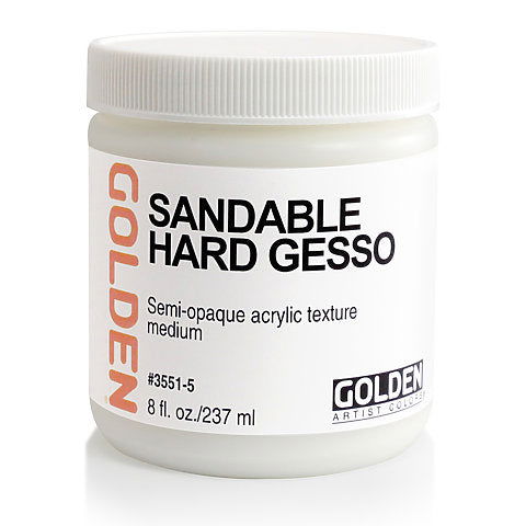 Golden Sandable Hard Gesso 8oz - Nevada Fine Arts