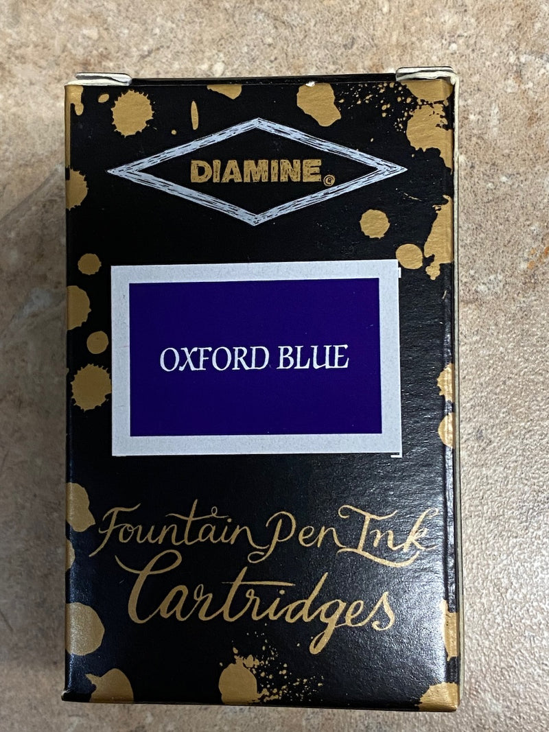 Diamine Inks Oxford Blue 18 Cartridges