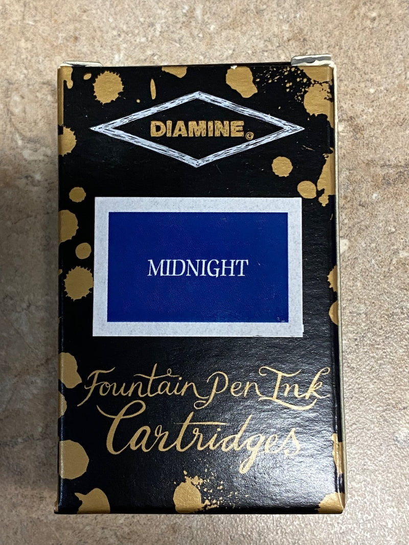 Diamine Inks Midnight 18 Cartridges