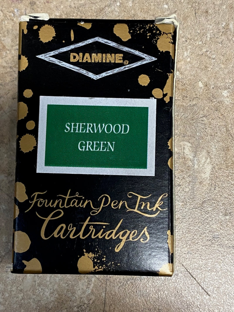 Diamine Inks Sherwood Green 18 Cartridges