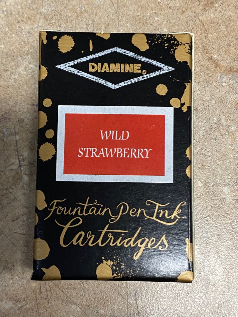 Diamine Inks Wild Strawberry 18 Cartridges