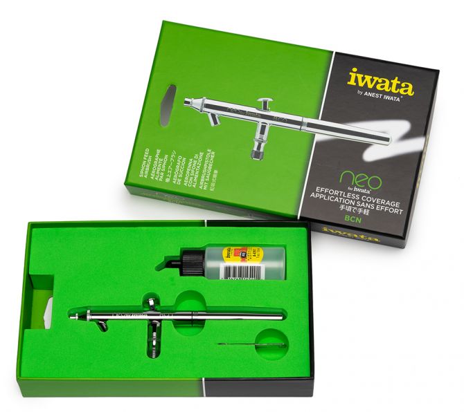 Iwata NEO BCN Siphon Feed Dual Action Airbrush N2000 - Nevada Fine Arts