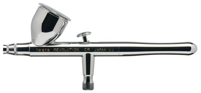 Iwata Revolution HP-CR Gravity Feed Dual Action Airbrush R4500 - Nevada Fine Arts