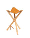 Jack Richeson Traditional Wood Stool with Leather Seat - Nevada Fine Arts