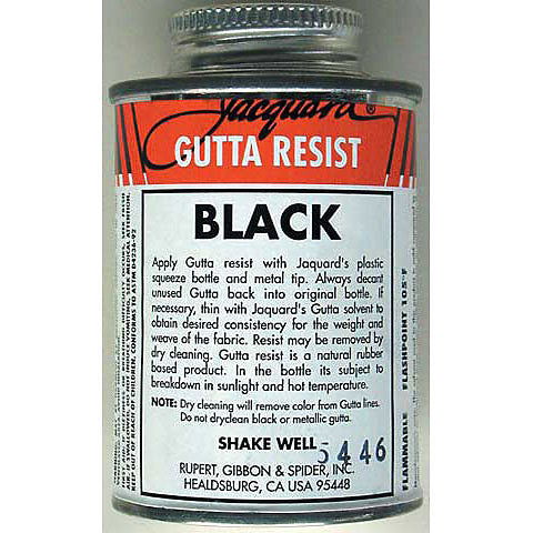 Jacquard Gutta Resist Black 4oz - Nevada Fine Arts