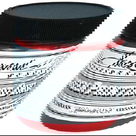 Jacquard Red Professional Screen Printing Ink 4oz - Nevada Fine Arts