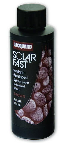 Jacquard SolarFast Dye Brown 4oz - Nevada Fine Arts