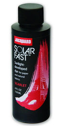 Jacquard SolarFast Dye Scarlet 4oz - Nevada Fine Arts