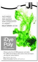 Jacquard iDye Synthetic Fabric Dye Kelly Green 14g - Nevada Fine Arts