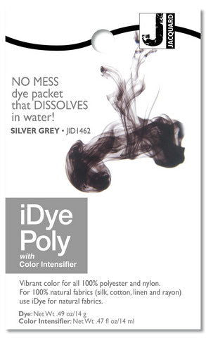Jacquard iDye Synthetic Fabric Dye Silver Grey 14g - Nevada Fine Arts