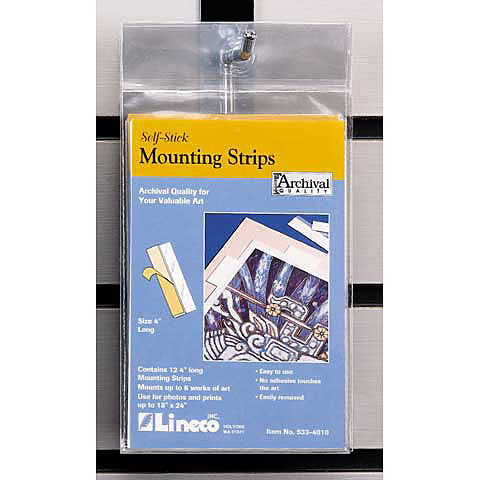Lineco See-Thru Mounting Strips 60/pk - Nevada Fine Arts