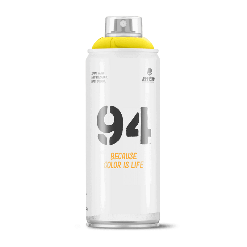 MTN 94 Spray Paint Canarias Yellow RV-109 400ml - Nevada Fine Arts
