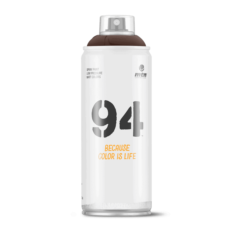 MTN 94 Spray Paint Chocolate Brown RV-35 400ml - Nevada Fine Arts
