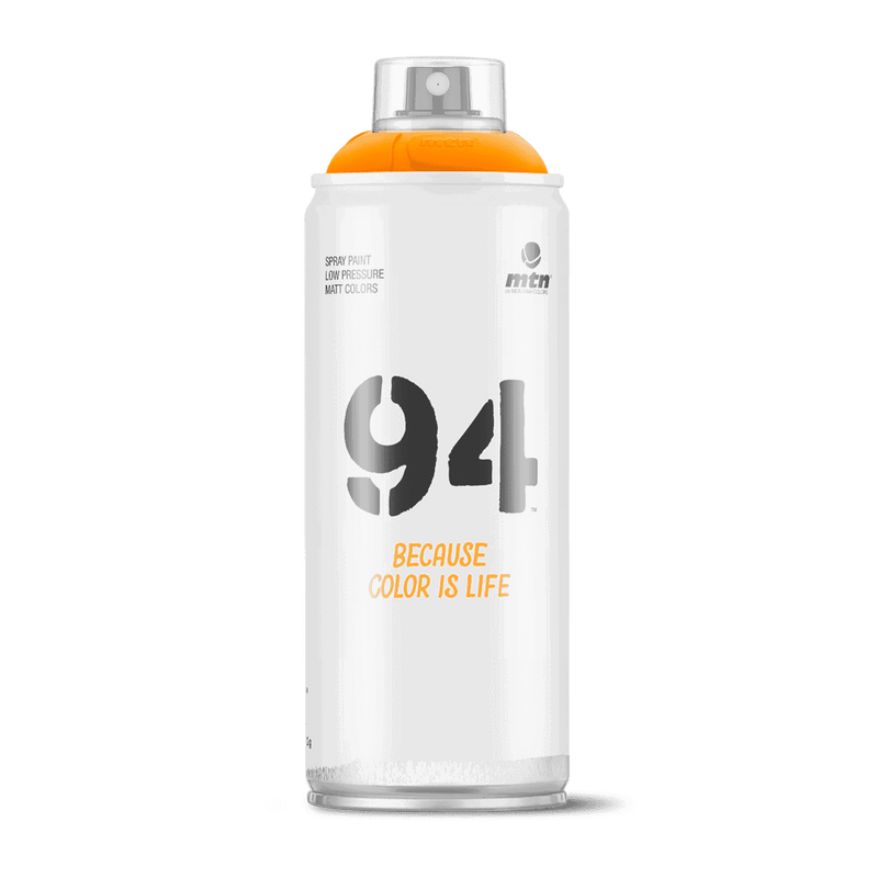 MTN 94 Spray Paint Fluorescent Orange 400ml - Nevada Fine Arts