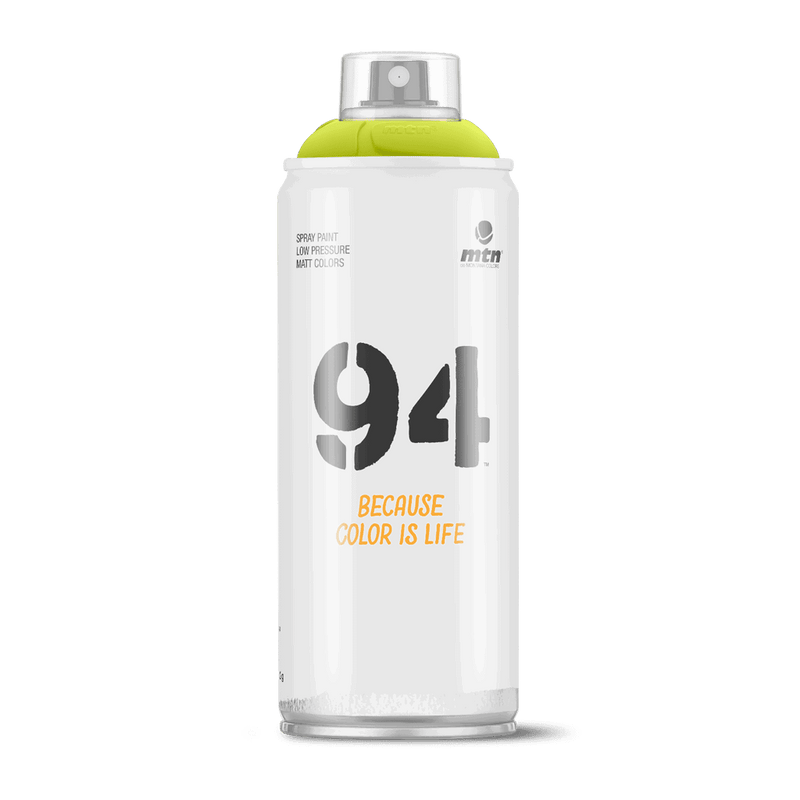 MTN 94 Spray Paint Lemon Yellow RV-1016 400ml - Nevada Fine Arts