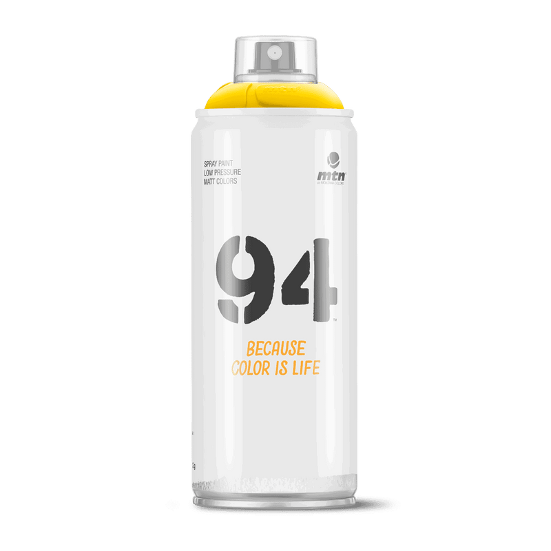 MTN 94 Spray Paint Light Yellow RV-1021 400ml - Nevada Fine Arts