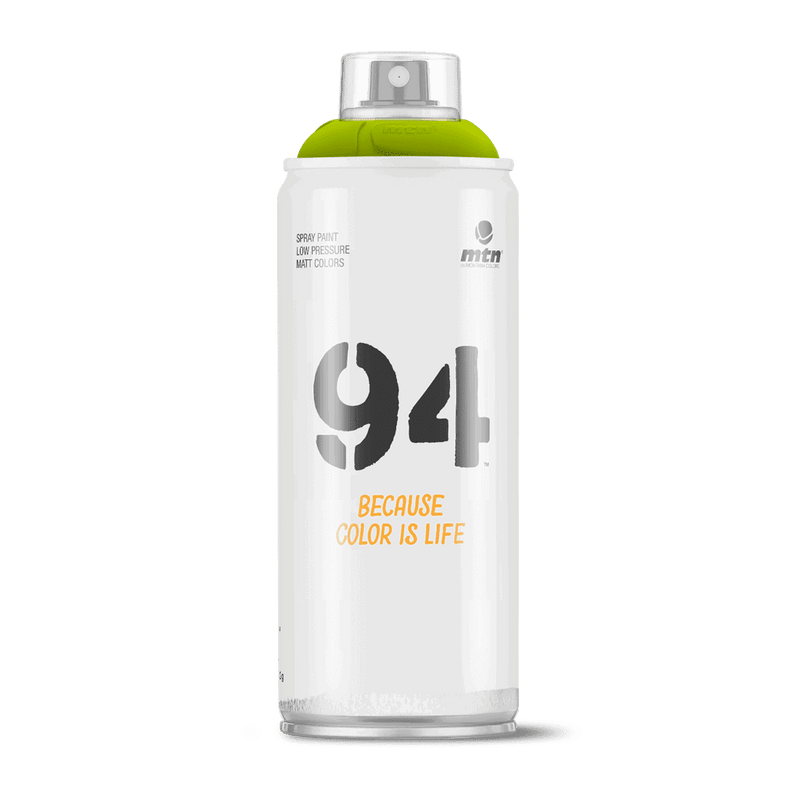 MTN 94 Spray Paint Neon Green RV-125 400ml - Nevada Fine Arts