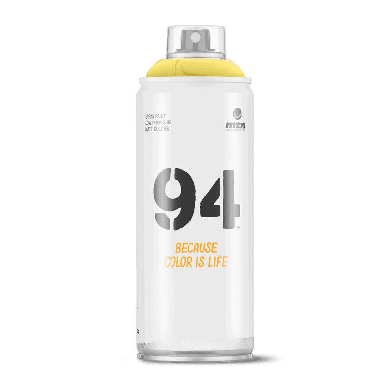 MTN 94 Spray Paint Party Yellow RV-20 400ml - Nevada Fine Arts