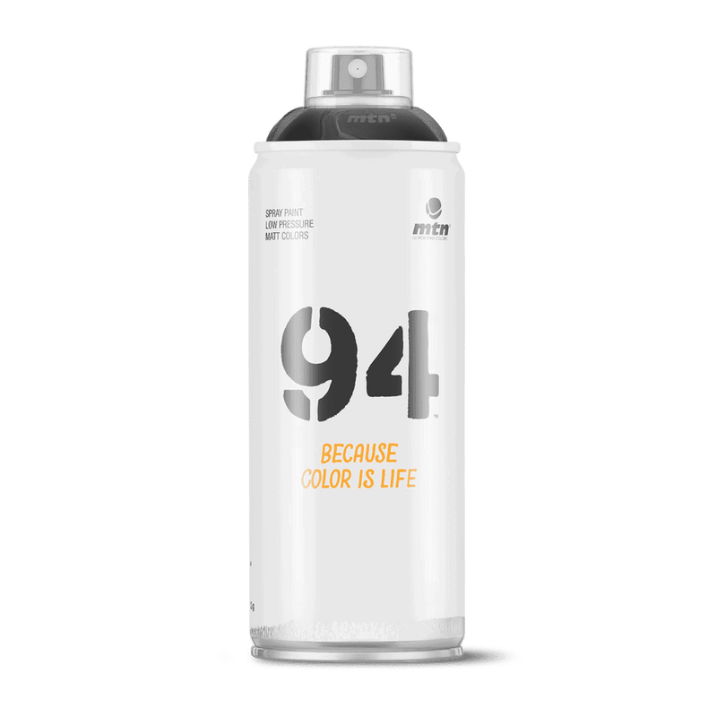 MTN 94 Spray Paint Shadow Black RV-9311 400ml - Nevada Fine Arts